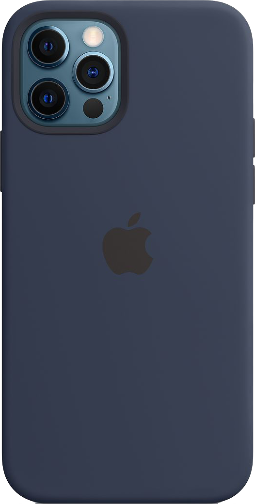 Чехол для Apple iPhone 12 Pro Max Silicone Case MagSafe «Тёмный ультрамарин»
