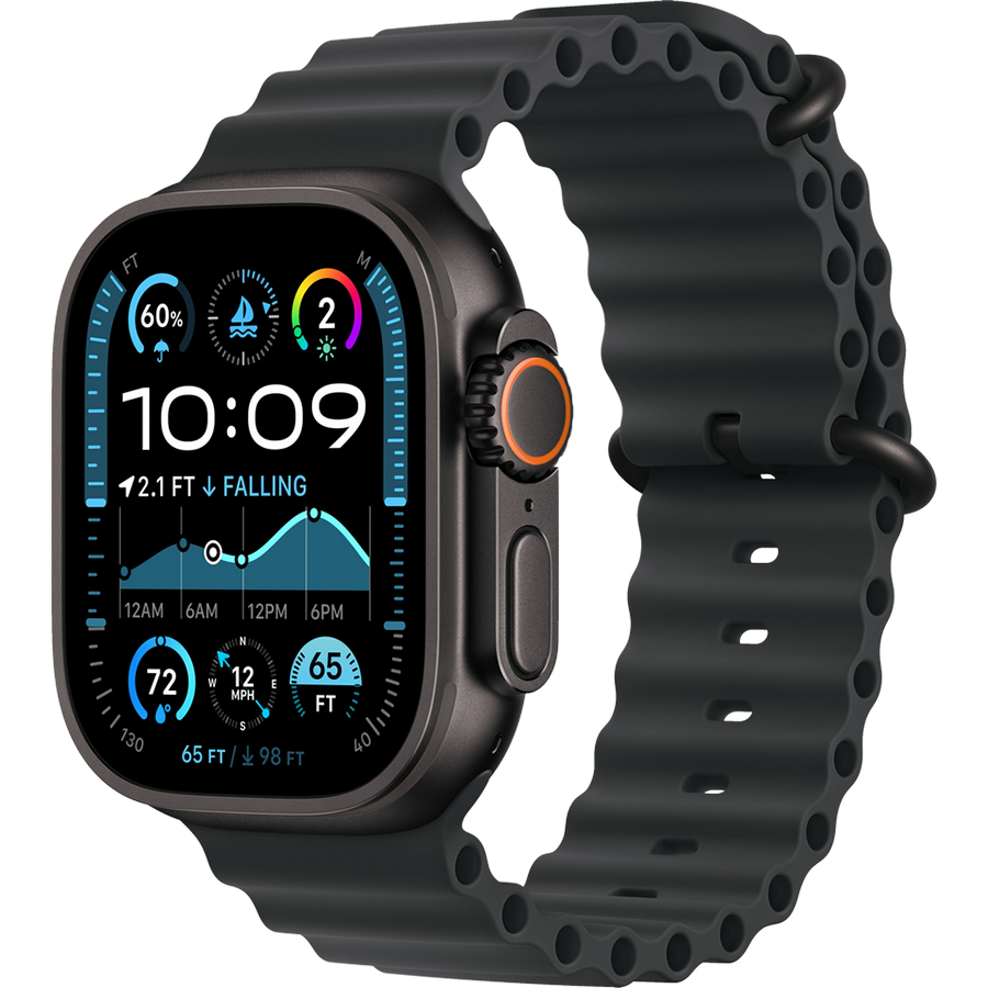 Apple Watch Ultra 2 Black Ocean Band Black